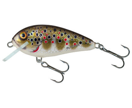 Salmo Butcher Sinking 5cm - Holographic Brown Trout