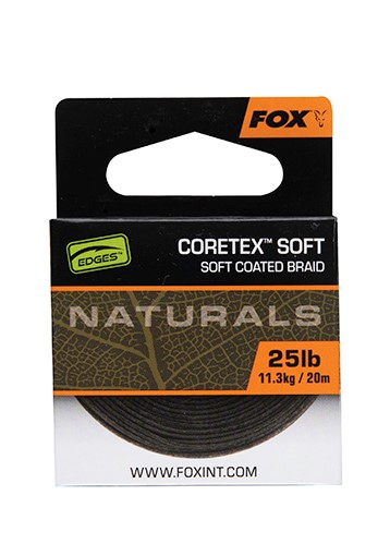 Materiał Przyponowy Fox Edges Naturals Coretex Soft Hooklink (20m)