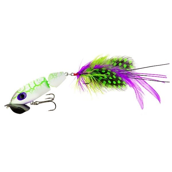 Arbogast Jointed Jitterbug 2.5'' 2.0 - White Zombie