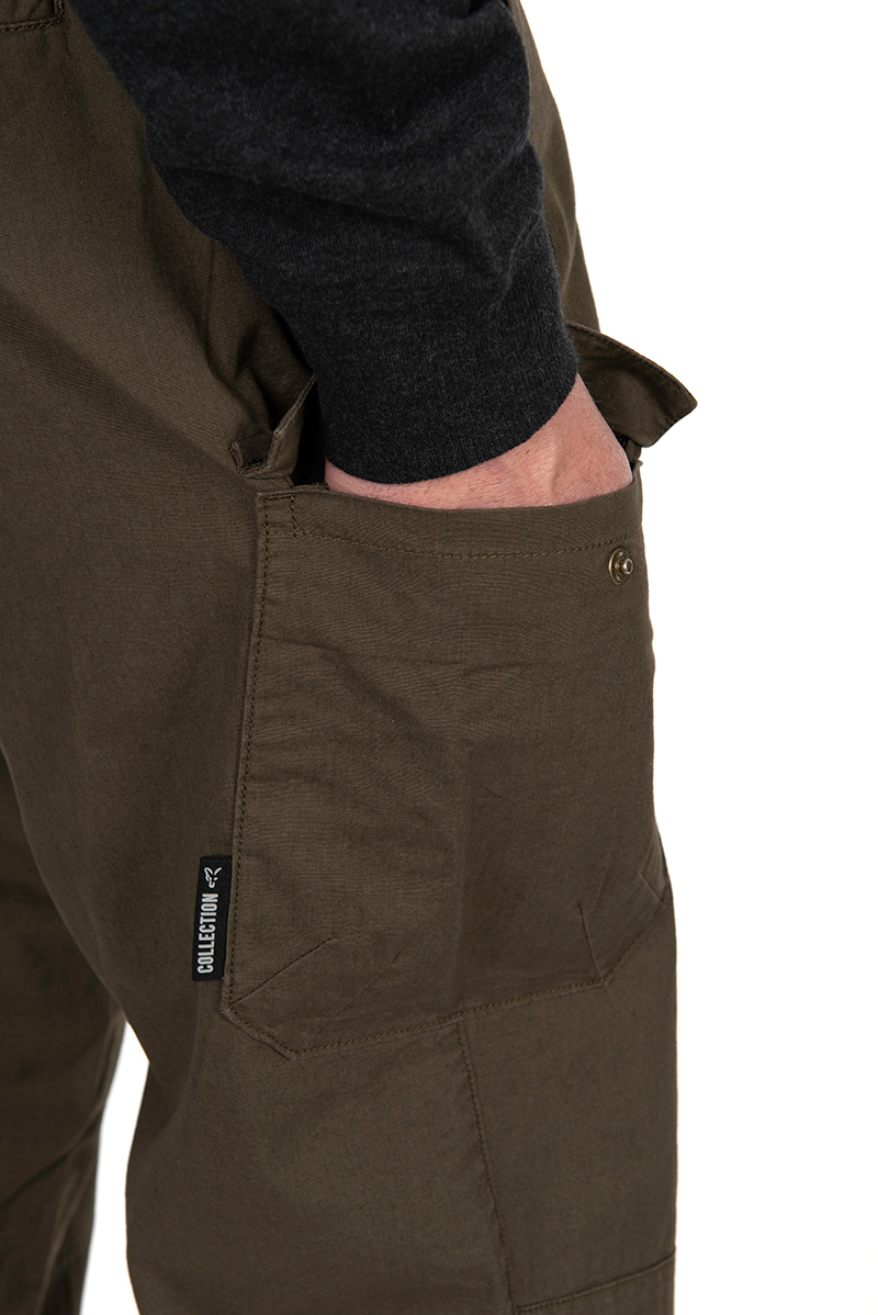 Spodnie Wędkarskie Fox Collection LW Cargo Trouser Green & Black