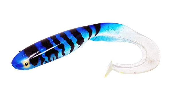 Gator Catfish Shad 35cm (160g) - BlueSilverGlitter UV