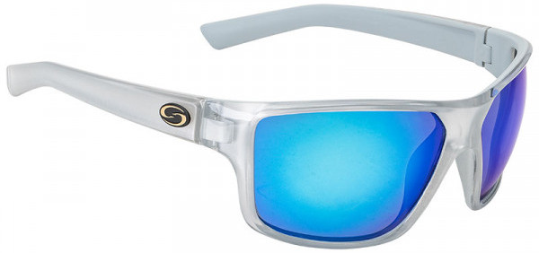 Okulary Przeciwsłoneczne Strike King S11 Optics - Clinch Crystal Concrete Frame / Multi Layer White Blue MirrorMulti Layer White Blue Mirror Glasses
