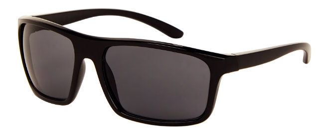 Okulary Przeciwsłoneczne Sport Polarized - Matt Black Frame, Grey Lens