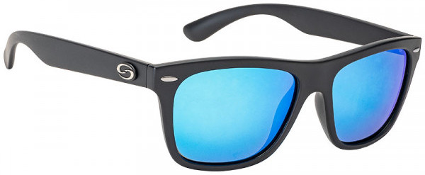 Okulary Przeciwsłoneczne Strike King SK Plus - Cash Matte Black Frame / Multi Layer White Blue Mirror Gray Base