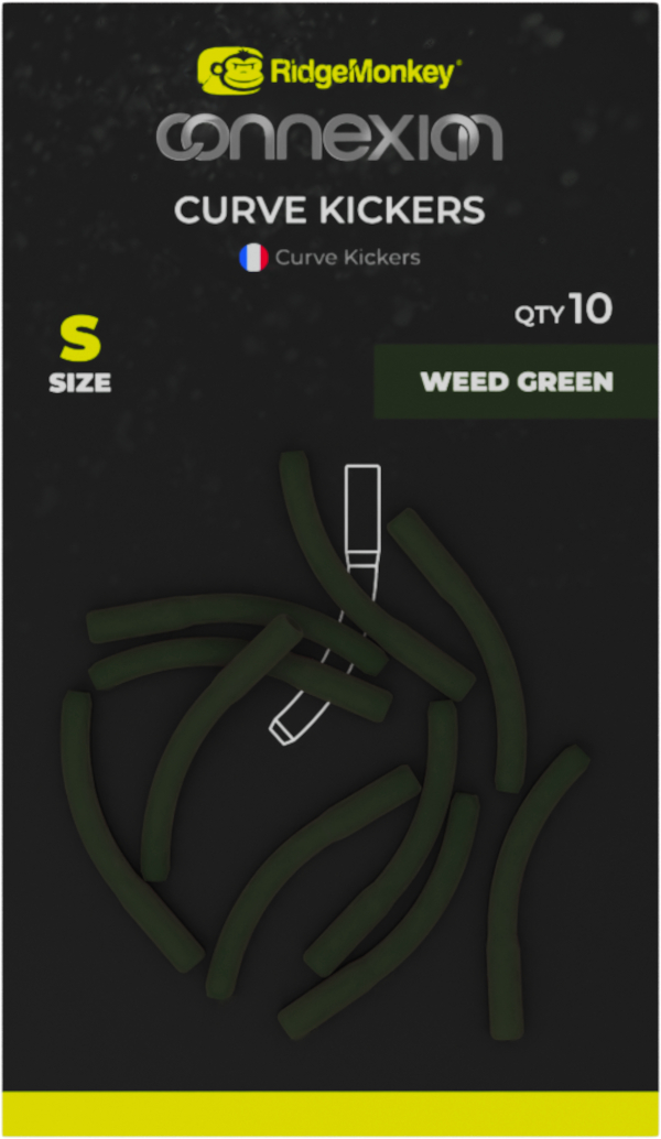 RidgeMonkey Connexion Curve Kickers - Curve Kickers S Weed Green