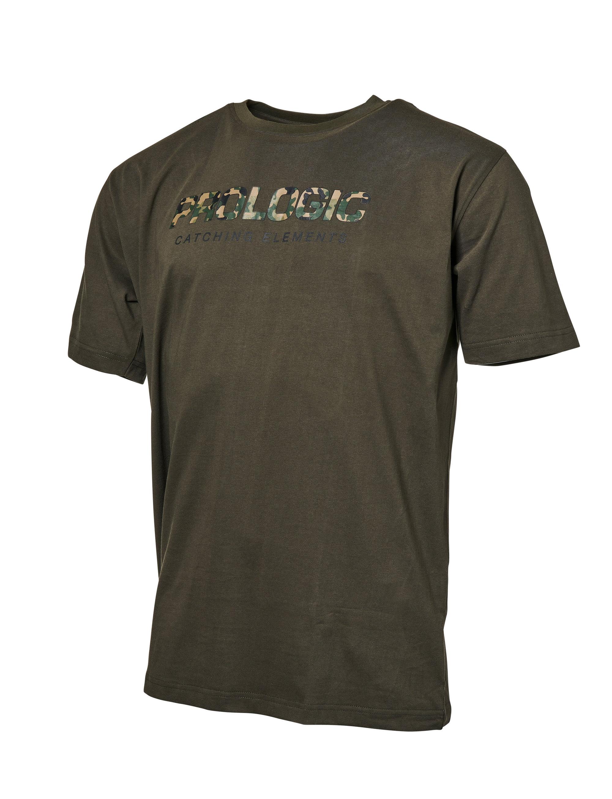 Prologic Camo Letter T-Shirt Olive Green