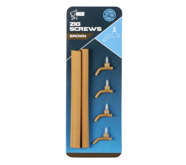 Nash Zig Screw Kit Small (4 sztuki) - Brown