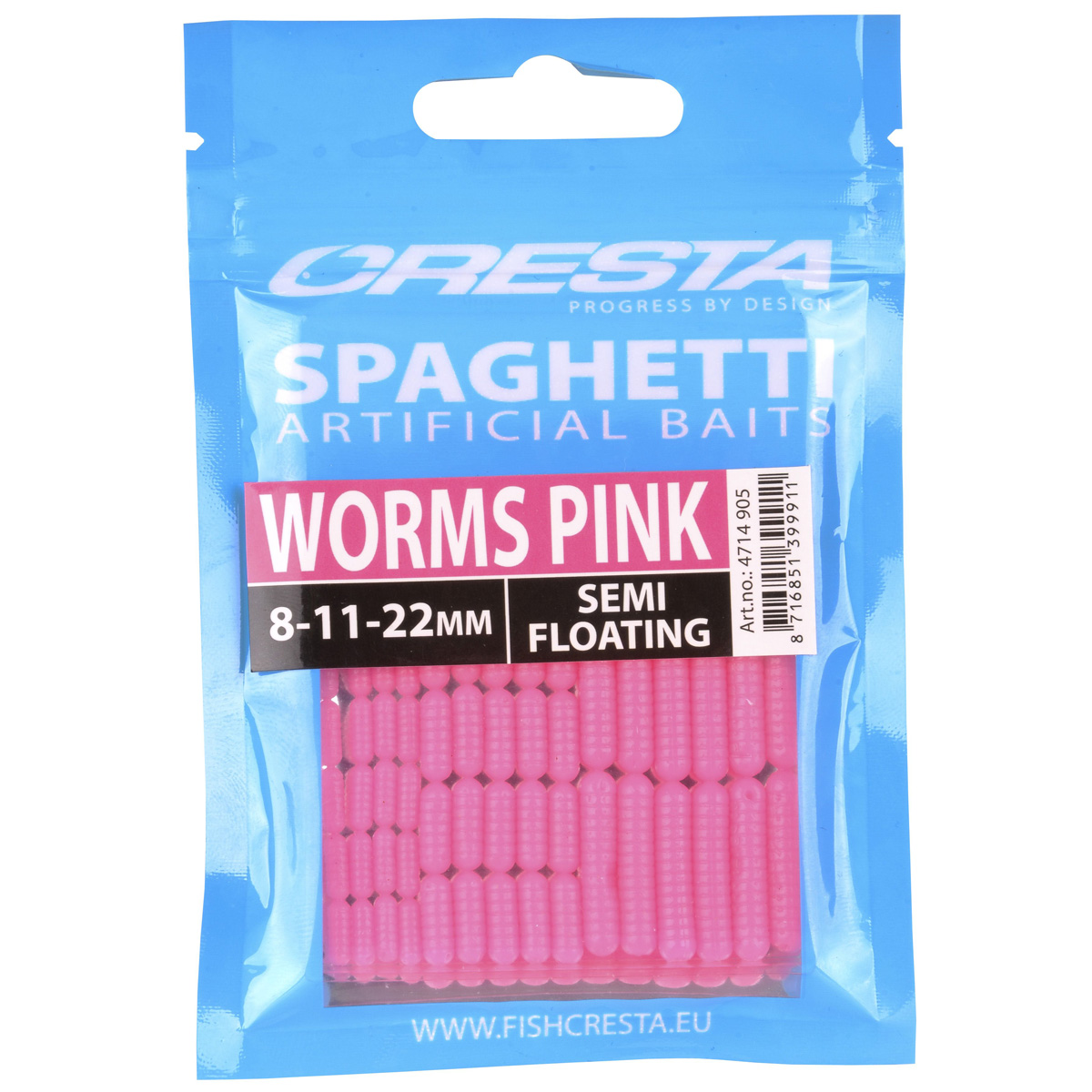 Cresta Spaghetti Worms - Pink