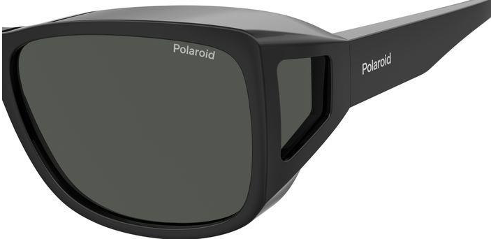 Polaroid PLD 9016/S Suncover okulary przeciwsłoneczne na okulary - Black frame / grey glasses