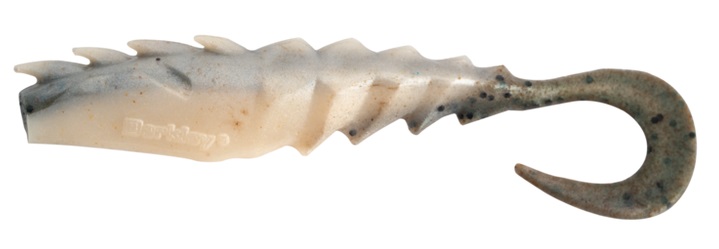 Berkley Gulp! Nemesis Prawn Curl Tail 4in Shad (4 sztuki) - Natural Shrimp