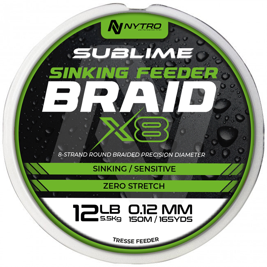 Plecionka Nytro Sublime X8 Sinking Feeder Braid 150m