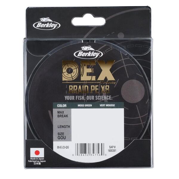 Plecionka Berkley Dex X8 PE Moss Green (150m)