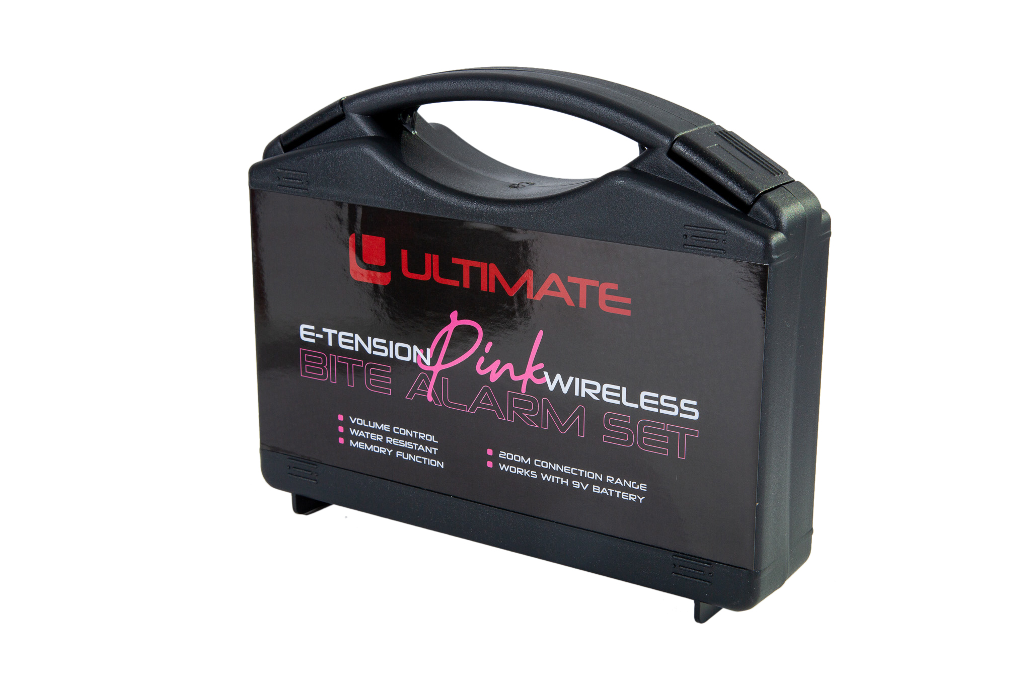 Ultimate E-Tension Pink Bite Alarm Set 2+1