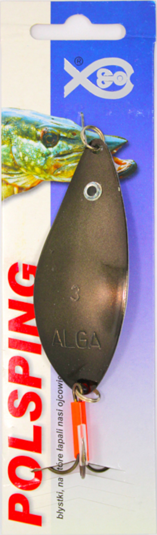 Błystka Wahadłowa Polsping Alga - Nickel Titanium 12cm 30g