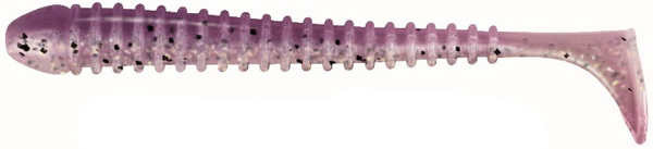 Jackson The Worm 7,5cm, 10 sztuk! - Violet Glitter