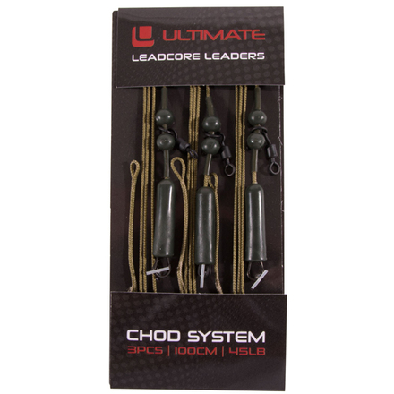 Ultimate Leadcore Leader with Chod System, 3 sztuki