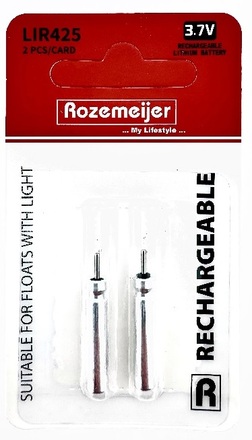 Zestaw Baterii Spławikowych Rozemeijer LIR425 Lithium (2szt) (Ładowalne)