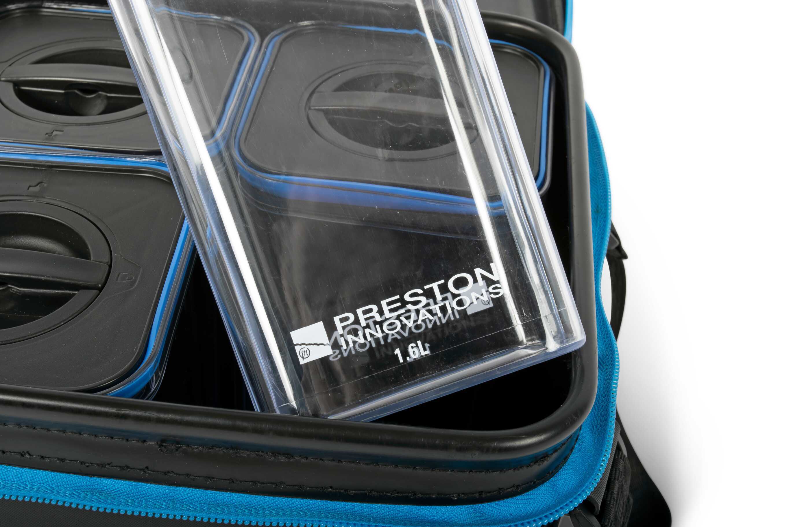 Preston Hardcase Bait Safe (Incl. 4 Pojemniki)