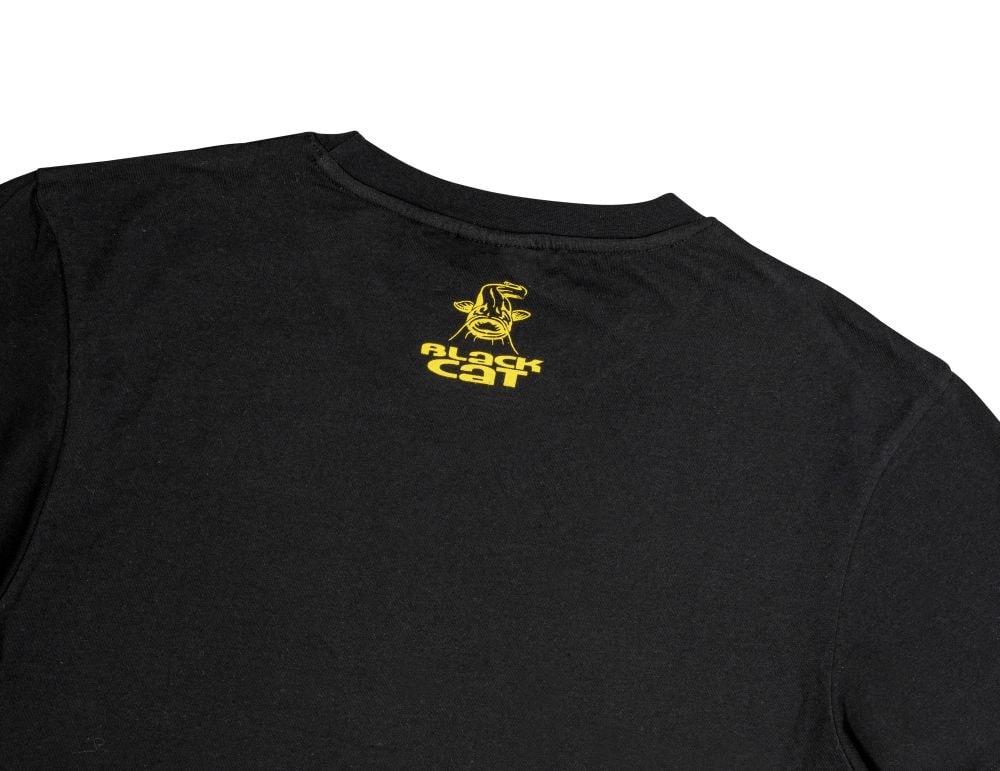Black Cat Shirt Czarny