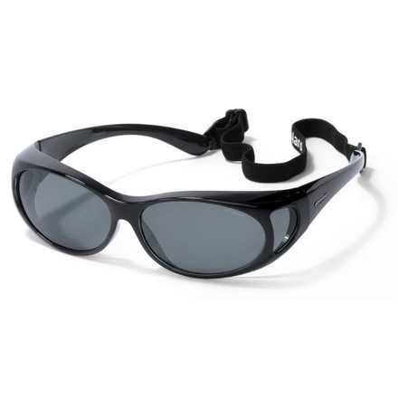 Okulary Przeciwsłoneczne Polaroid Suncover Fitover P8900 Black (Grey Lens)