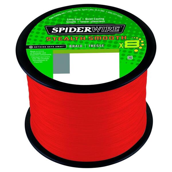 Plecionka Spiderwire Stealth Smooth 8 Red (2000m)