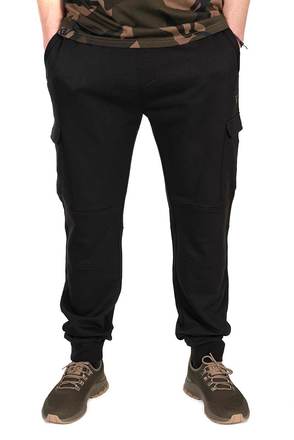 Spodnie Wędkarskie Fox LW Black/Camo Combat Joggers