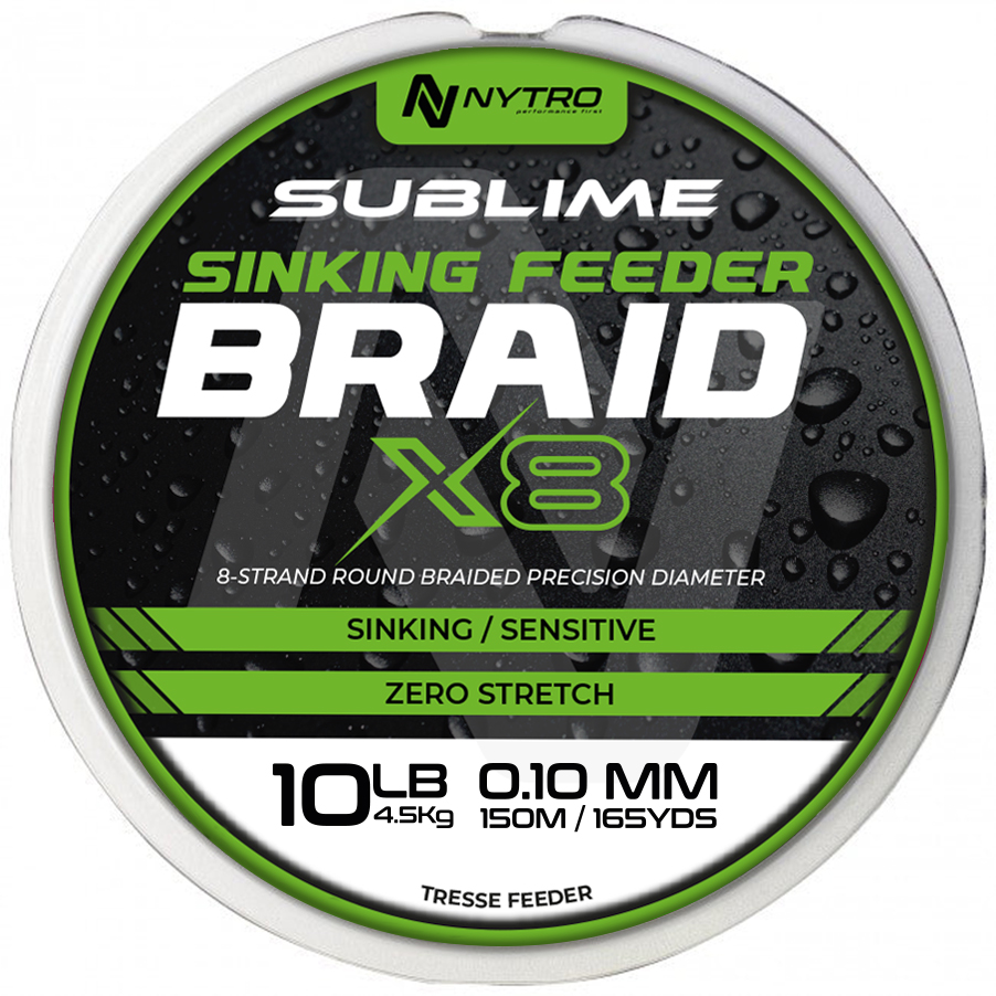 Plecionka Nytro Sublime X8 Sinking Feeder Braid 150m