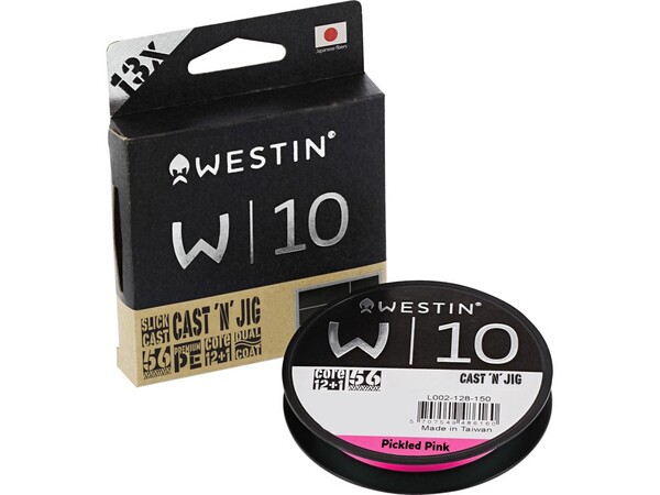 Plecionka Westin W10 13-Braid Cast 'N' Jig Pickled Pink (110m)