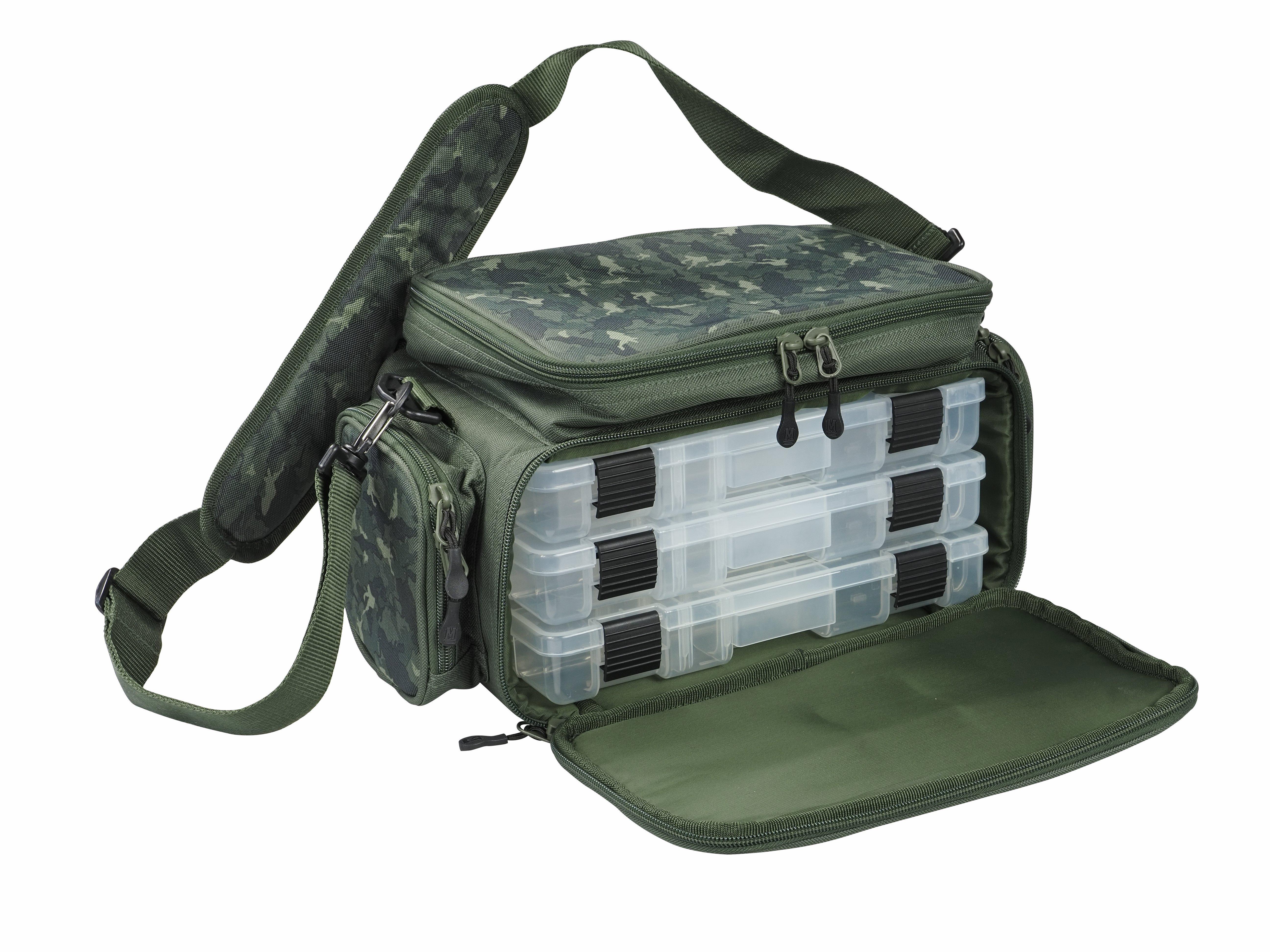 Torba Wędkarska Mitchell MX Camo Stacker (z pudełkami)