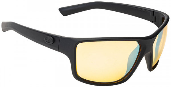 Okulary Przeciwsłoneczne Strike King S11 Optics - Clinch Matte Black Frame / Yellow Silver Mirror Glasses