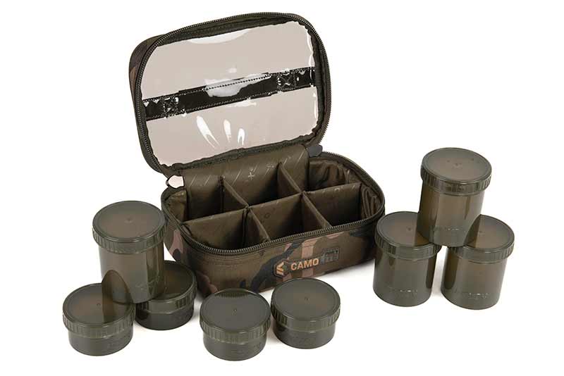 Fox Camolite 8 Pot Hookbait Case (Incl. 8 Pojemników)