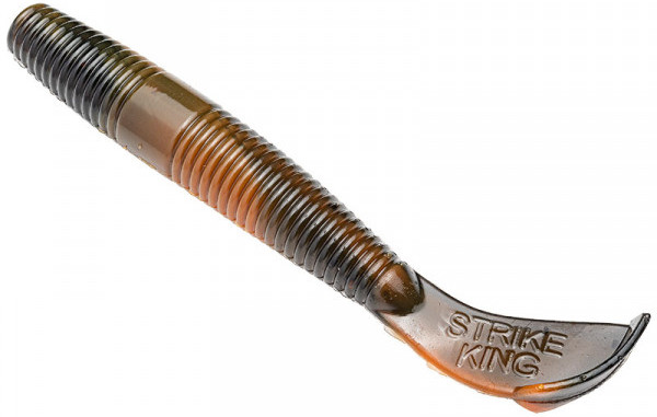 Strike King Rage Ned Cut-R Worm 7,5cm, 6 sztuk! - Crawdaddy