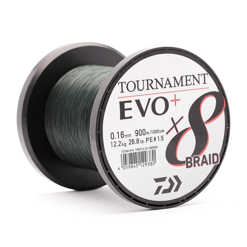 Plecionka Daiwa Tournament x8 EVO+ Dark Green 900m