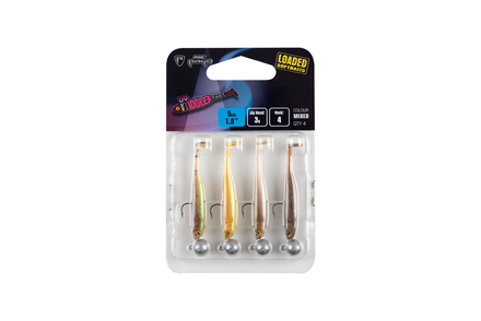 Fox Rage Micro Tiddler Fast Mixed UV Colour Pack Loaded 5cm (3g) (4 sztuki)