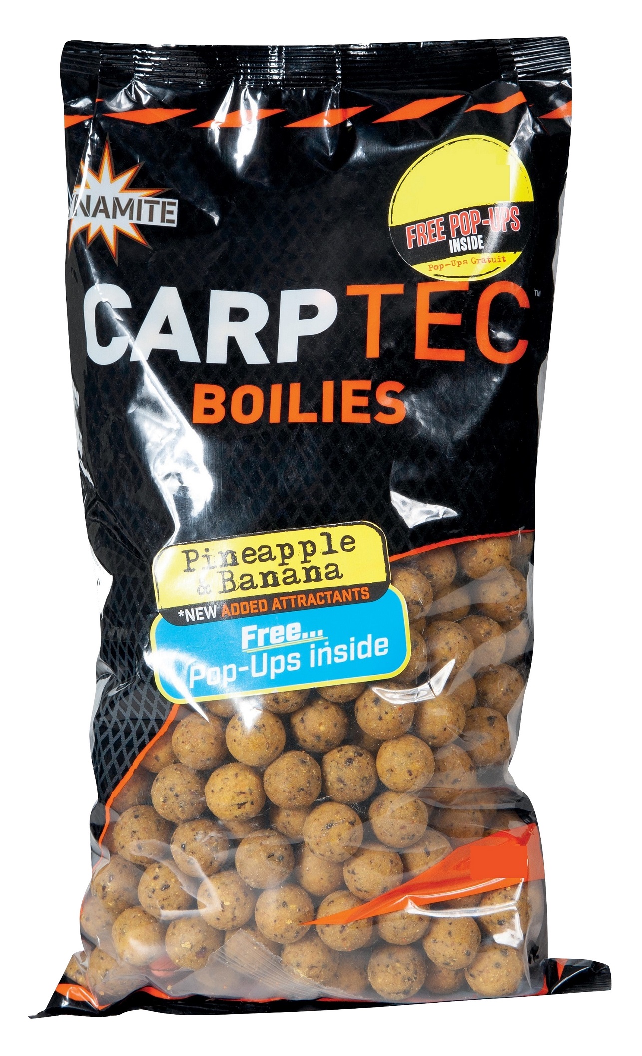 Dynamite Baits Carptec Pineapple & Banana Boilies (1.8kg)