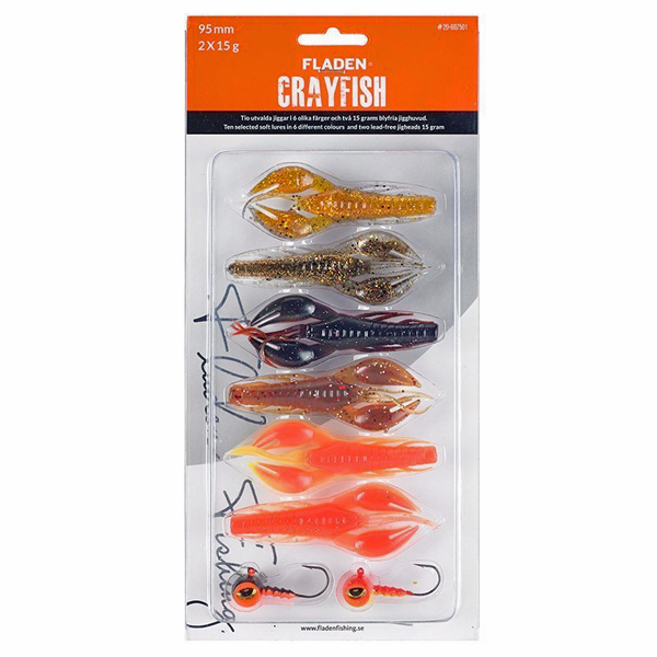 Fladen Soft Lure Assortment Crayfish - Assortiment 1