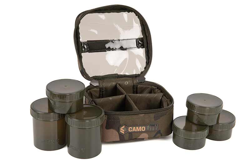 Fox Camolite 6 Pot Hookbait Case (Incl. 6 Pojemników)