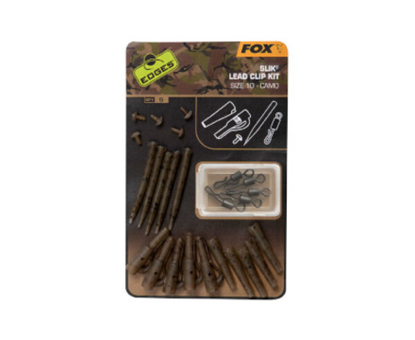 Fox Edges Camo Slik Lead clip kit 5 sztuk