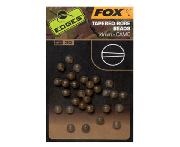 Fox Edges Camo Tapered Bore Bead 30 sztuk - 4mm