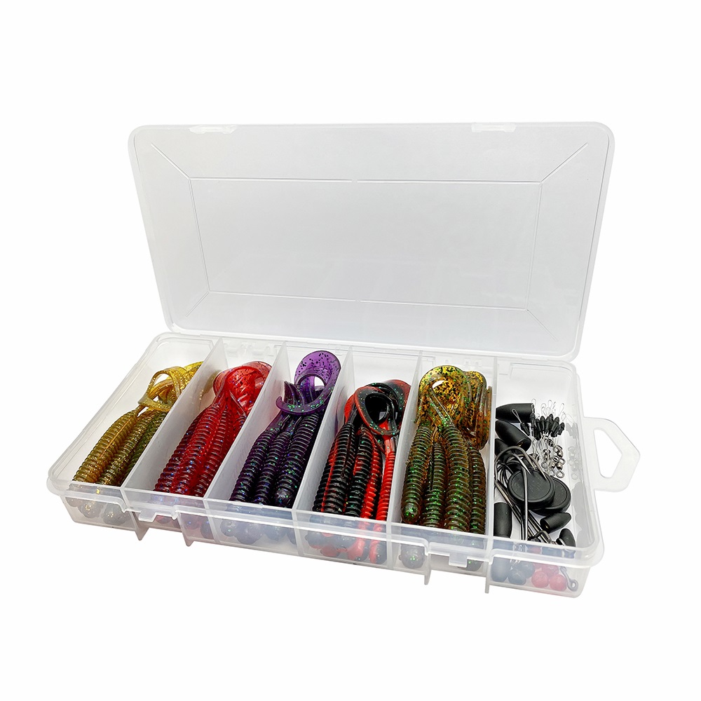 Savage Gear Rib Worm Kit One Size Mix Colors (60 sztuk)
