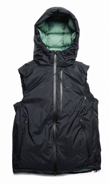 Spro Aurora Down Vest Black Moss Green