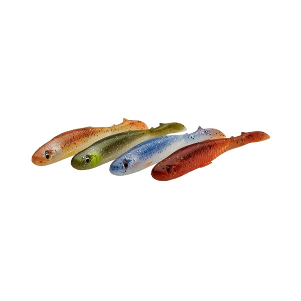 Savage Gear Slender Scoop Shad Clear Water Mix (4 sztuki)