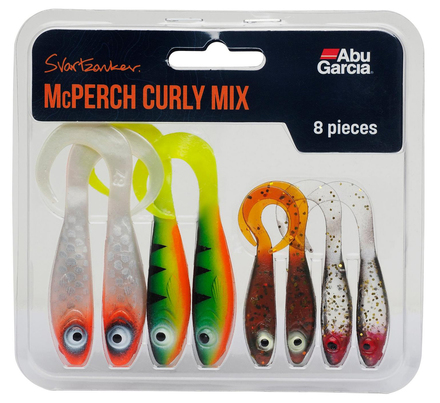 Abu Garcia Svartzonker McPerch Curly Mix (8 sztuk)