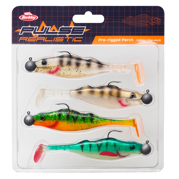 Berkley Pulse Realistic Perch Prerigged (4 sztuki)