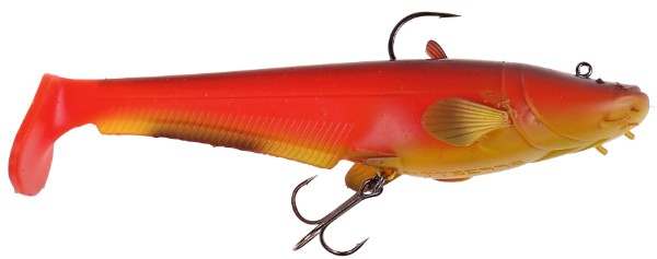 Effzett Real Life Catfish Paddle Tail 25cm - Mandarin