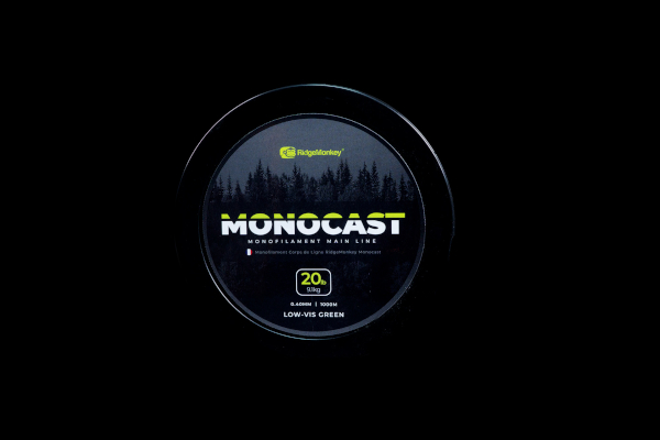 RidgeMonkey MonoCast Monofilament Main Line - 0,40mm 20lb/9,1kg 1000m