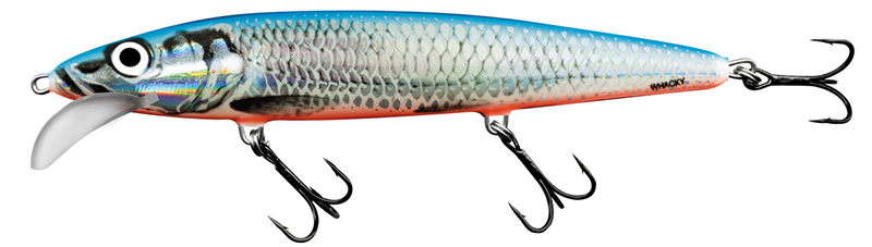 Wobler Salmo Whacky Floating 15cm (28g) - Silver Blue