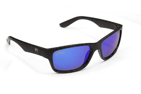 Fox Rage Camo okulary przeciwsłoneczne - Grey / Blue lense
