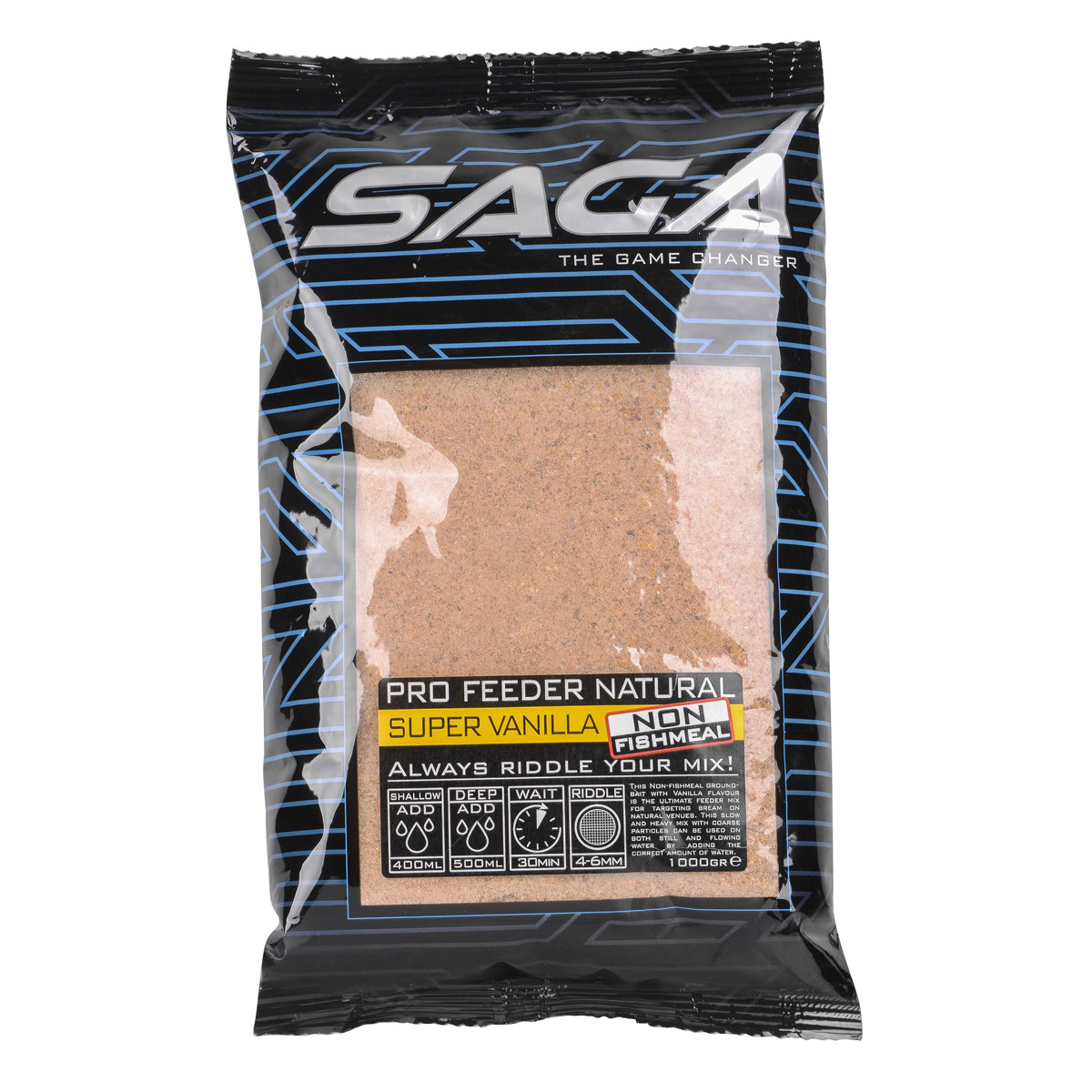 Zanęta SAGA Pro Feeder Natural, Super Vanilla (1kg)