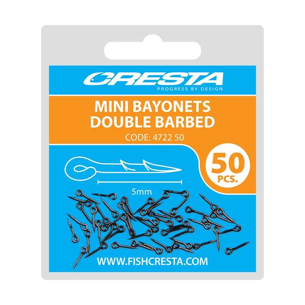 Cresta Mini Bayonets Double Barbed (50 Sztuk)